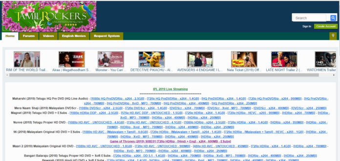 TamilRockers Watch Movies Online Proxy to Unblock TamilRockers