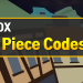 Roblox Blox Piece Codes List (November 2020)