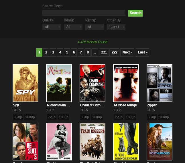 YIFY Torrent Movies – YTS Alternatives, Proxy/Mirror Websites