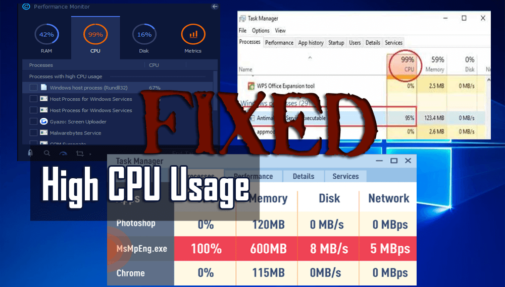How To Fix 100% CPU Usage in Windows 10