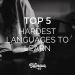 Top 5 Hardest Languages to Learn