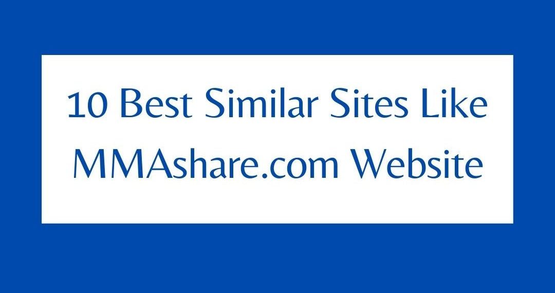 MMA Share Review | Top 10 MMA Share  Alternatives Sites
