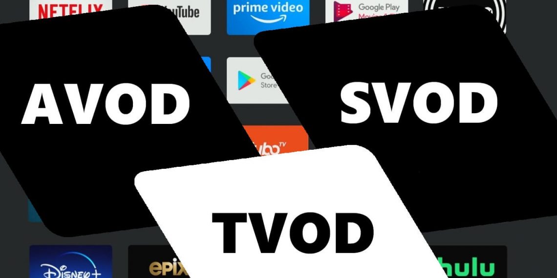 AVOD, TVOD, and SVOD streaming: Overview