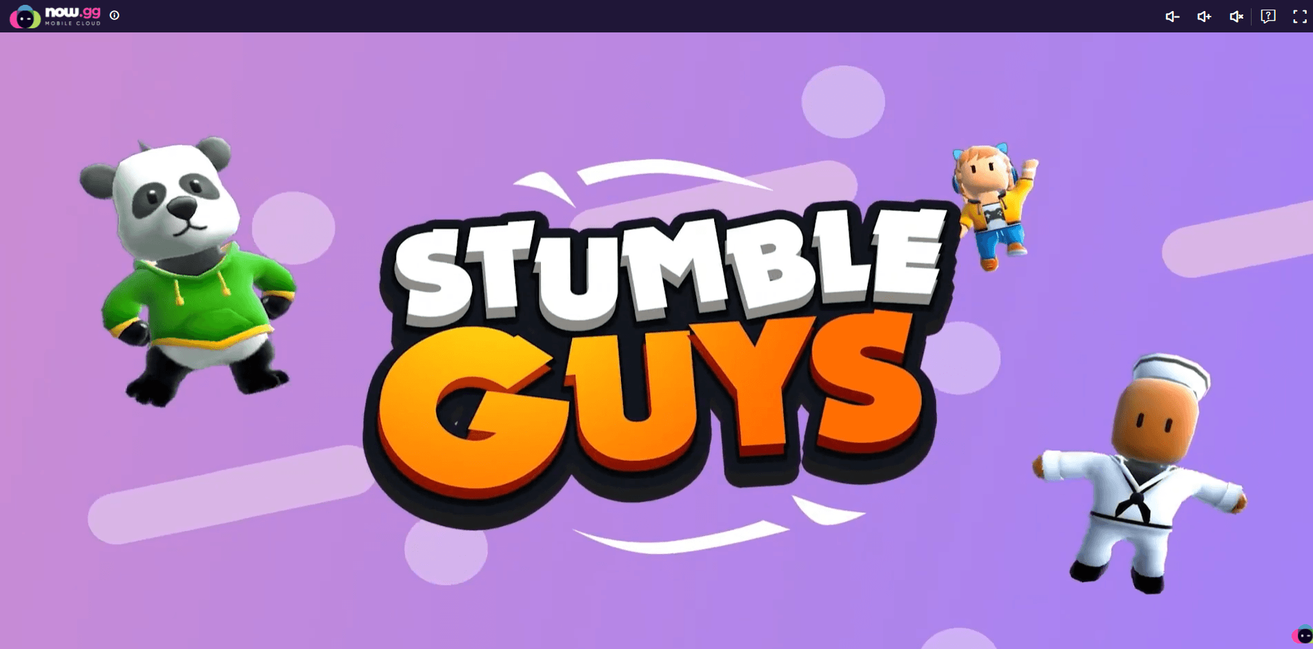 Stumble Guys - Plans for the weekend? Playing #StumbleGuys with my friends.  😎
