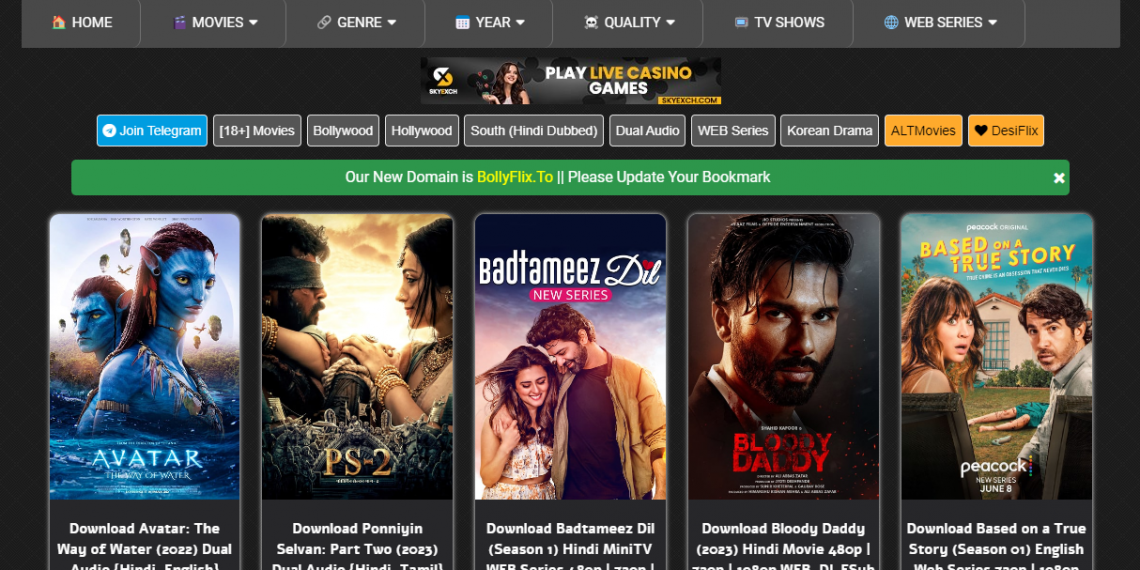 Bollyflix : Download Latest 4K Bollywood Movies Free in 2024