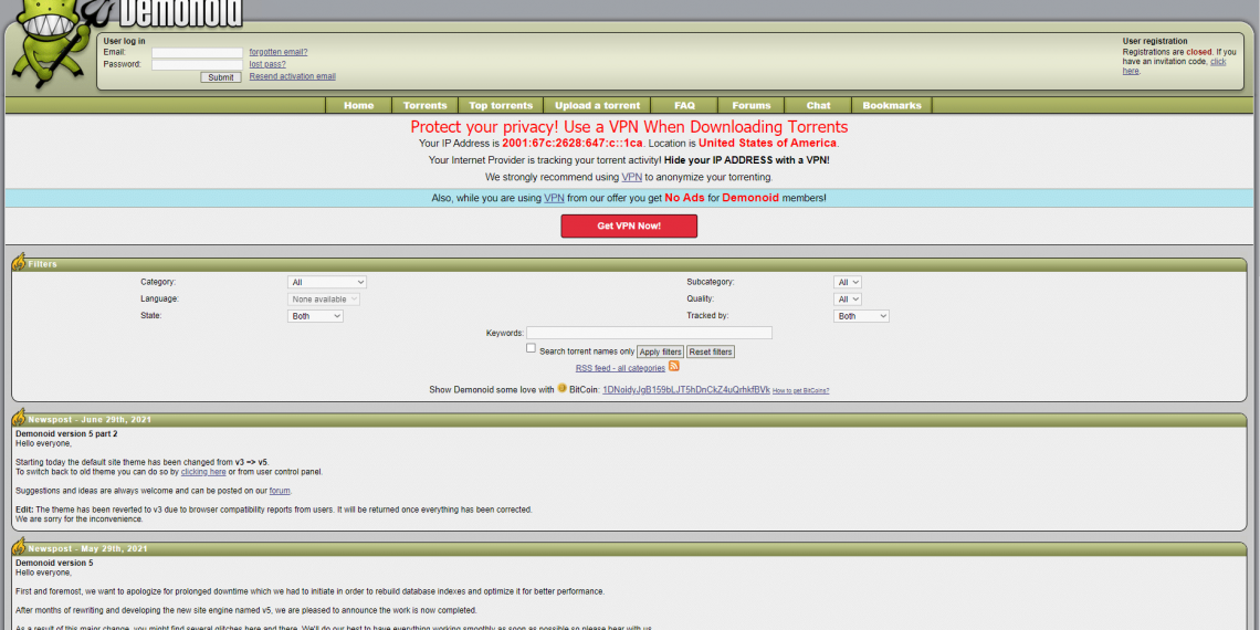 Demonoid Alternatives (2024) – 15 Best Working Torrent Sites