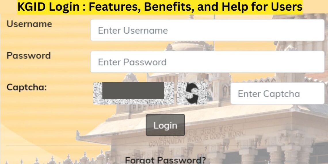 KGID Login : Features, Benefits, and Help for Users