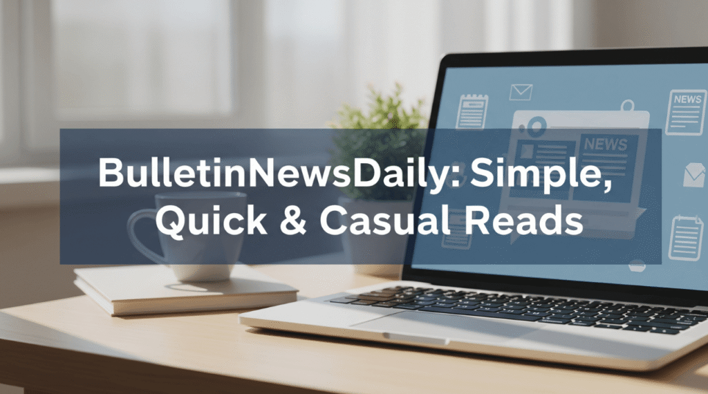BulletinNewsDaily: Your Trusted Source for Breaking News, In-Depth Analysis, and Digital Journalism in 2025