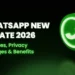 WhatsApp New Privacy Update 2026: Full Features & Settings Guide