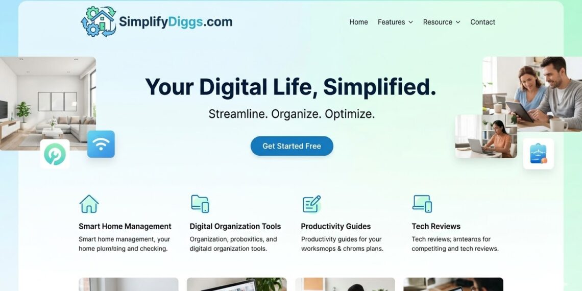 SimplifyDiggs.com: Your Ultimate Guide to Smart Digital Living Tools and Online Success