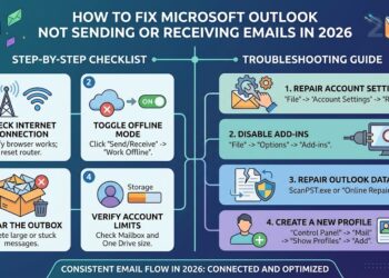 How to Fix Microsoft Outlook Not Sending or Receiving Emails in 2026