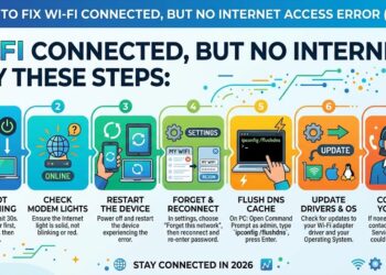 How to Fix Wi-Fi Connected but No Internet Access Error in 2026