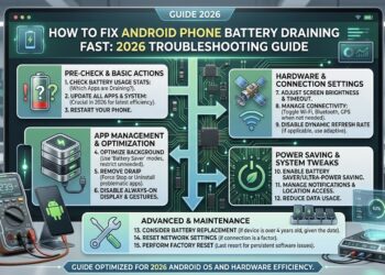 How to Fix Android Phone Battery Draining Fast: 2026 Troubleshooting Guide