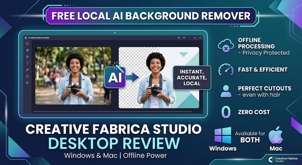 Free Local AI Background Remover for Windows and Mac: Creative Fabrica Studio Desktop Review