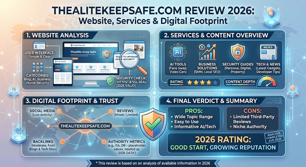 Thealitekeepsafe.com Review 2026: Website, Services & Digital Footprint