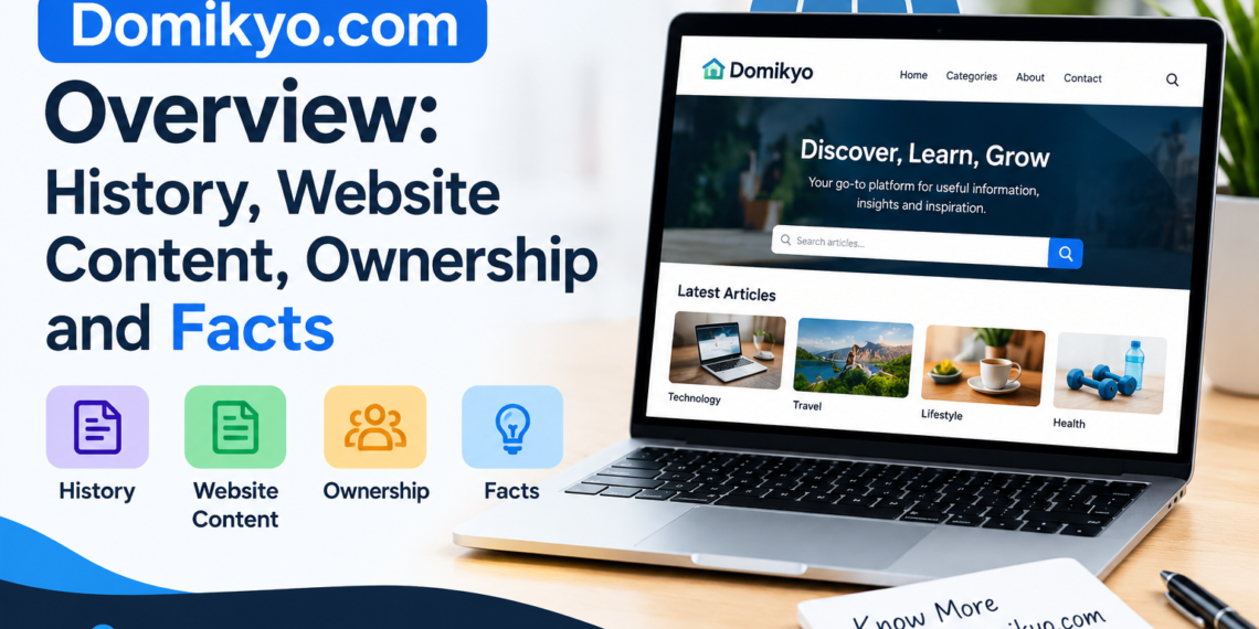 Domikyo.com Overview: History Website Content Ownership and Facts