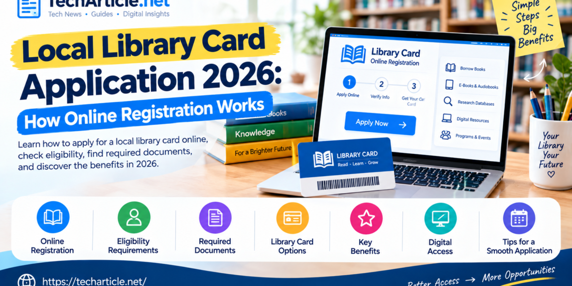 Local Library Card Application 2026: How Online Registration Works