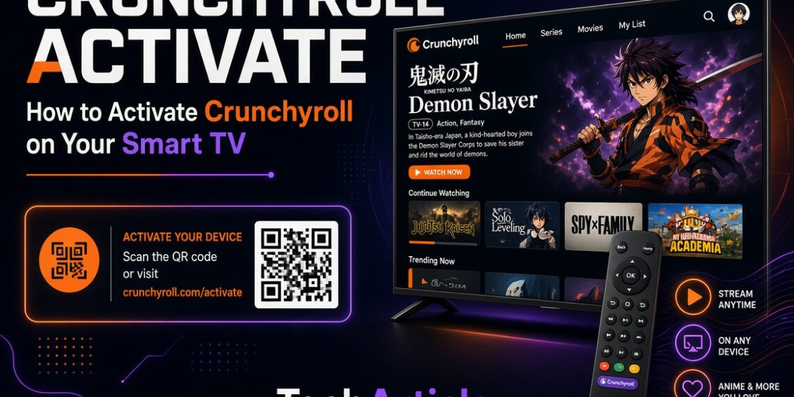 Crunchyroll Activate: How to Activate Crunchyroll on Your Smart TV