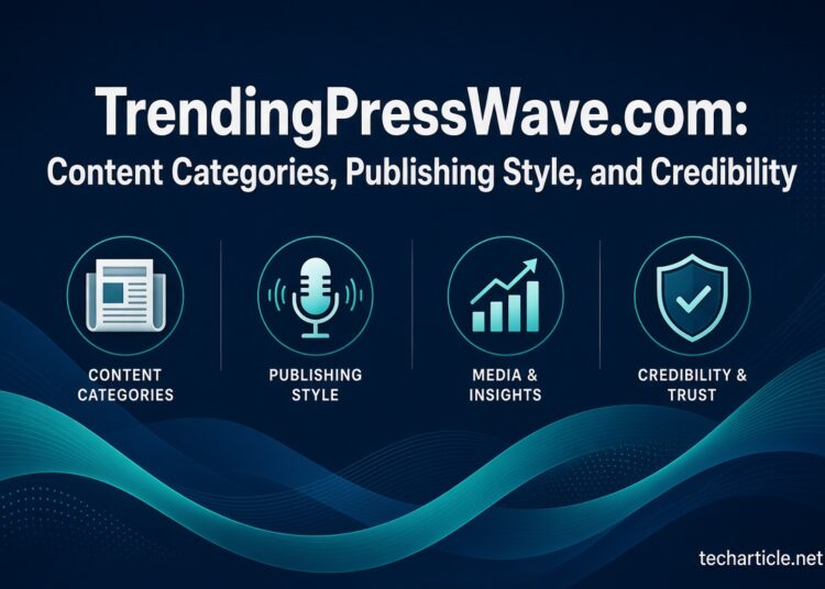TrendingPressWave.com: Content Categories Publishing Style, and Credibility