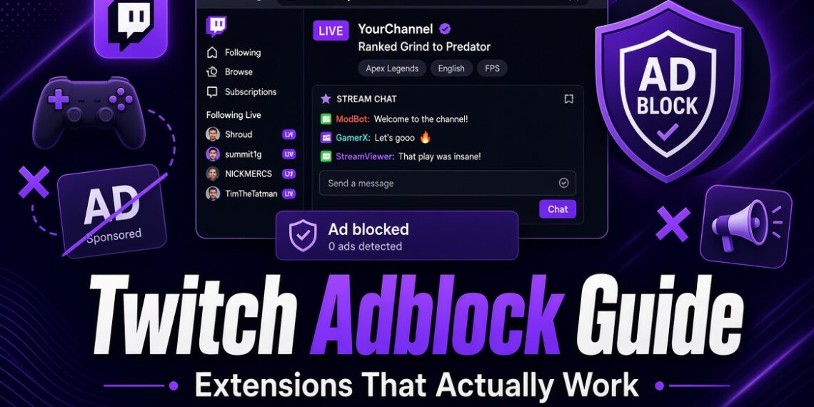 Twitch Adblock Guide: Extensions That Actually Work